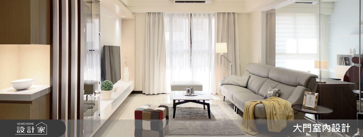 24坪新成屋(5年以下)＿人文禪風客廳案例圖片＿大門室內裝修設計工程有限公司＿大門_流年之3
