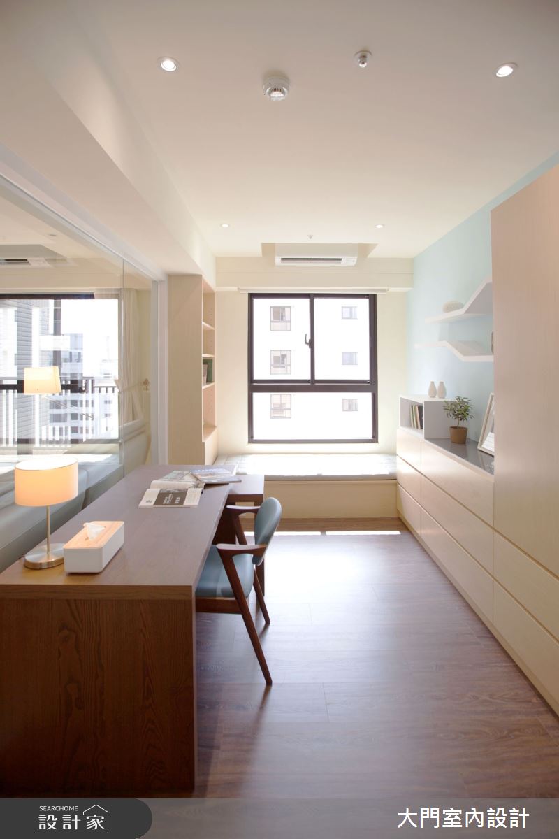 24坪新成屋(5年以下)＿人文禪風工作區案例圖片＿大門室內裝修設計工程有限公司＿大門_流年之13