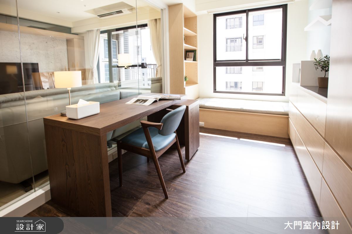 24坪新成屋(5年以下)＿人文禪風工作區案例圖片＿大門室內裝修設計工程有限公司＿大門_流年之15