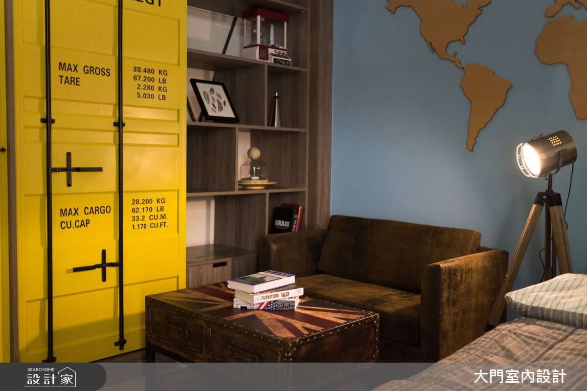 90坪新成屋(5年以下)＿混搭風臥室案例圖片＿大門室內裝修設計工程有限公司＿大門_貨櫃屋之家之15