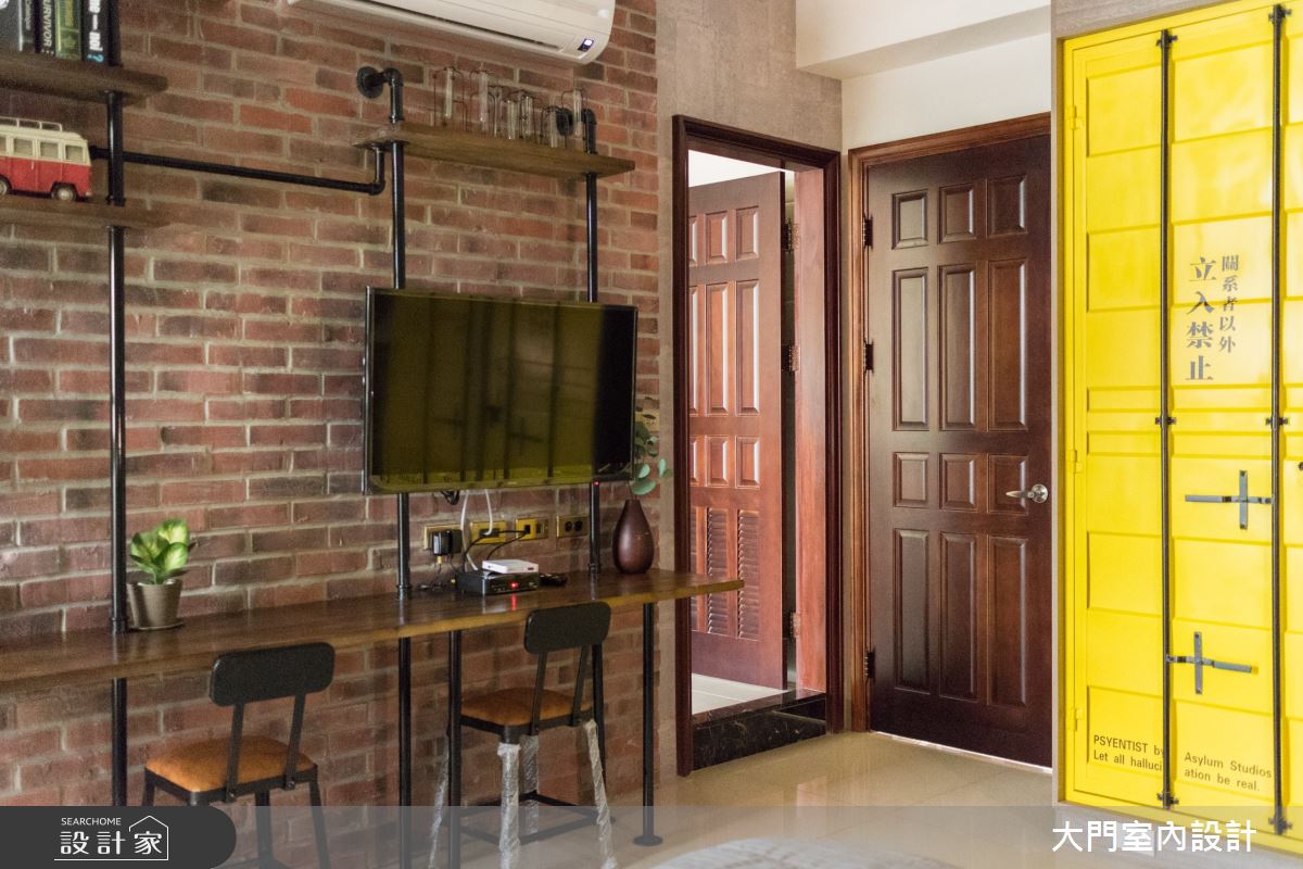 90坪新成屋(5年以下)＿混搭風臥室案例圖片＿大門室內裝修設計工程有限公司＿大門_貨櫃屋之家之9