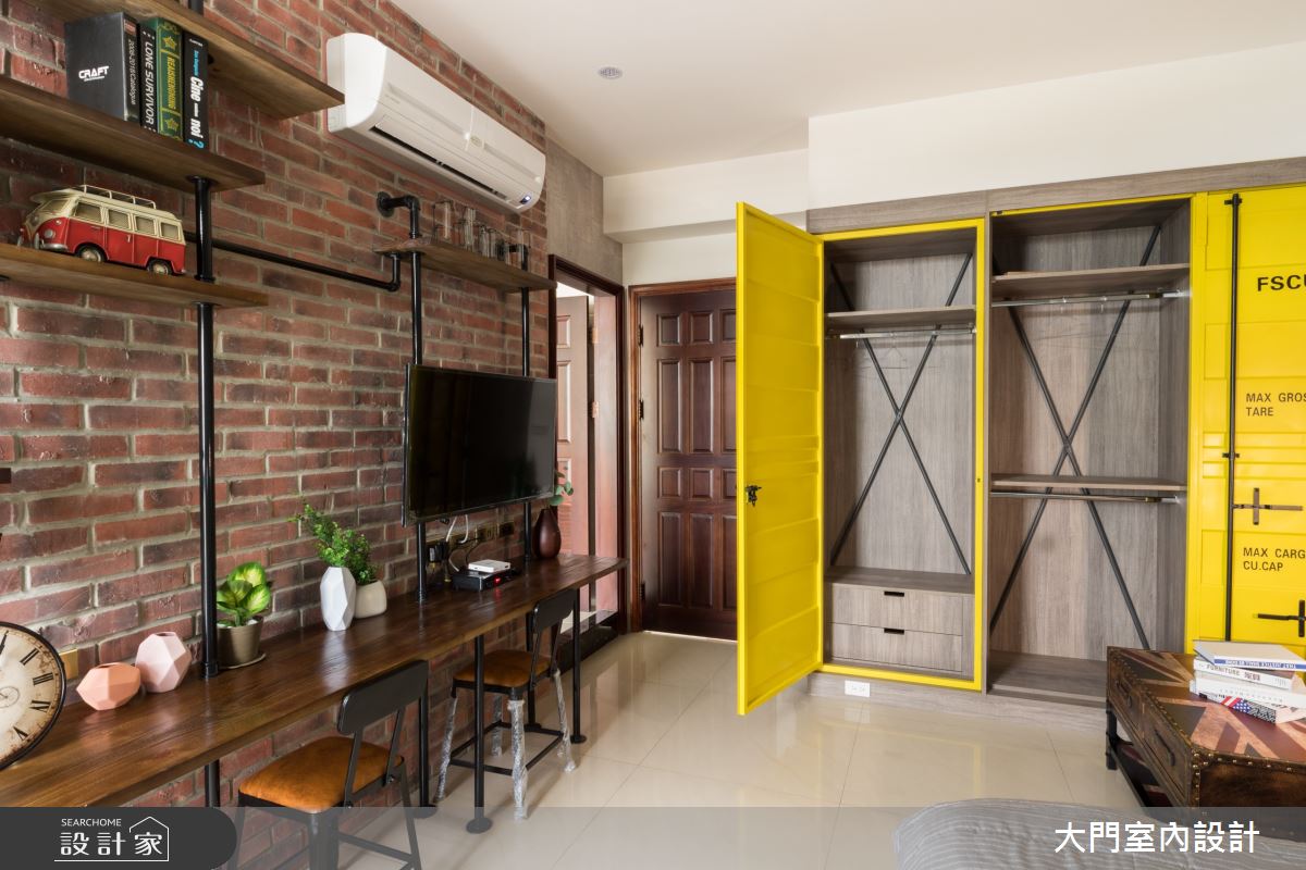 90坪新成屋(5年以下)＿混搭風臥室案例圖片＿大門室內裝修設計工程有限公司＿大門_貨櫃屋之家之12