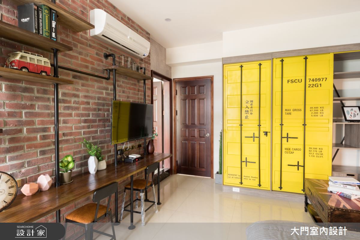 90坪新成屋(5年以下)＿混搭風臥室案例圖片＿大門室內裝修設計工程有限公司＿大門_貨櫃屋之家之8