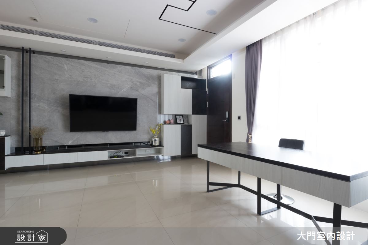 90坪新成屋(5年以下)＿混搭風客廳案例圖片＿大門室內裝修設計工程有限公司＿大門_貨櫃屋之家之3