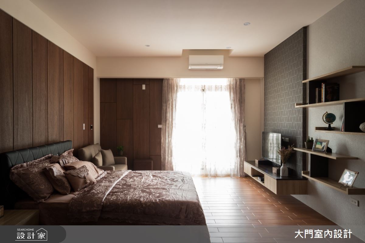 90坪新成屋(5年以下)＿混搭風臥室案例圖片＿大門室內裝修設計工程有限公司＿大門_貨櫃屋之家之18