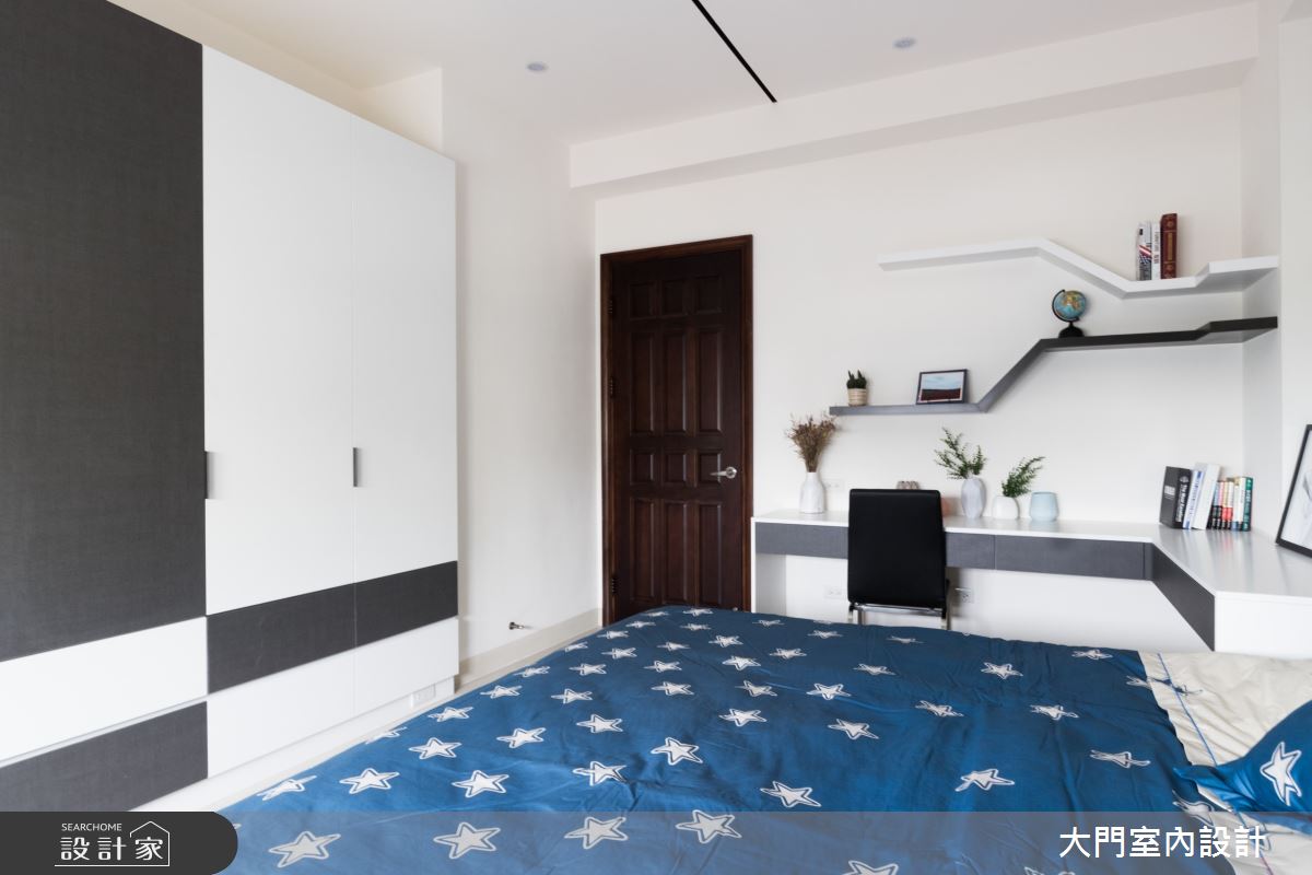 90坪新成屋(5年以下)＿混搭風臥室案例圖片＿大門室內裝修設計工程有限公司＿大門_貨櫃屋之家之26