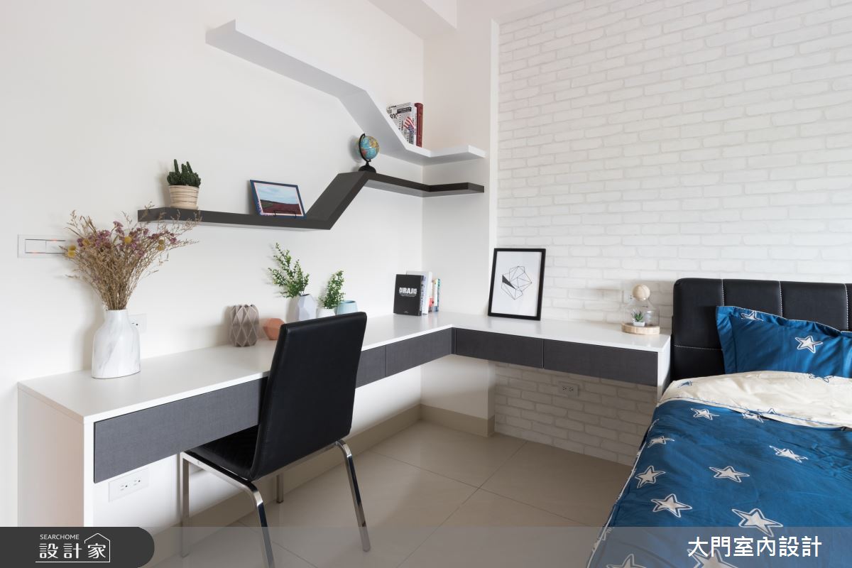 90坪新成屋(5年以下)＿混搭風臥室案例圖片＿大門室內裝修設計工程有限公司＿大門_貨櫃屋之家之27