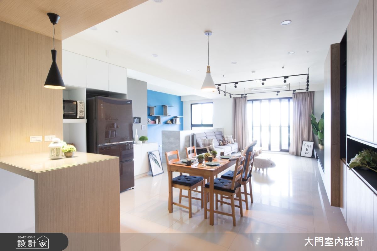 新成屋(5年以下)＿北歐風客廳案例圖片＿大門室內裝修設計工程有限公司＿大門_湜湜之1