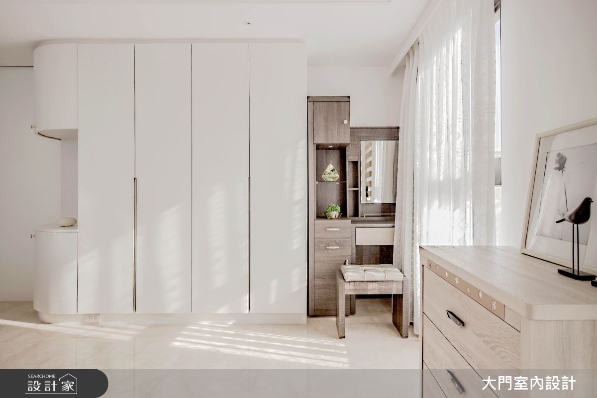 46坪新成屋(5年以下)＿新古典臥室案例圖片＿大門室內裝修設計工程有限公司＿大門_黛西布坎南之17