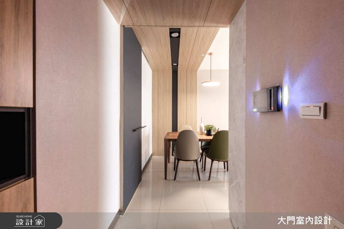 26坪新成屋(5年以下)＿現代風走廊案例圖片＿大門室內裝修設計工程有限公司＿大門_無極之1