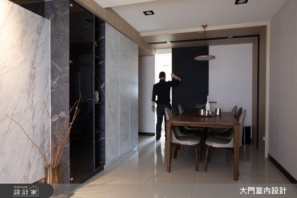 26坪新成屋(5年以下)＿現代風餐廳案例圖片＿大門室內裝修設計工程有限公司＿大門_無極之10