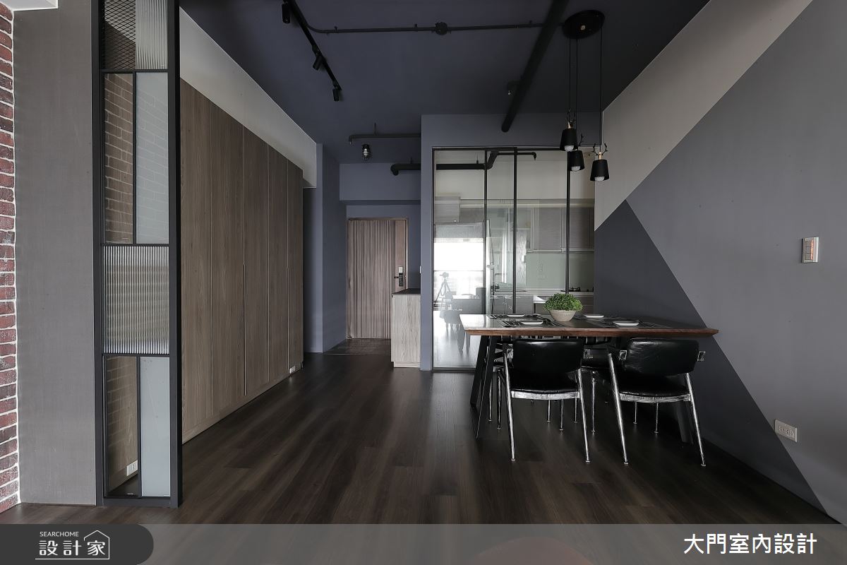 30坪新成屋(5年以下)＿工業風餐廳案例圖片＿大門室內裝修設計工程有限公司＿大門_微工業・創作之12