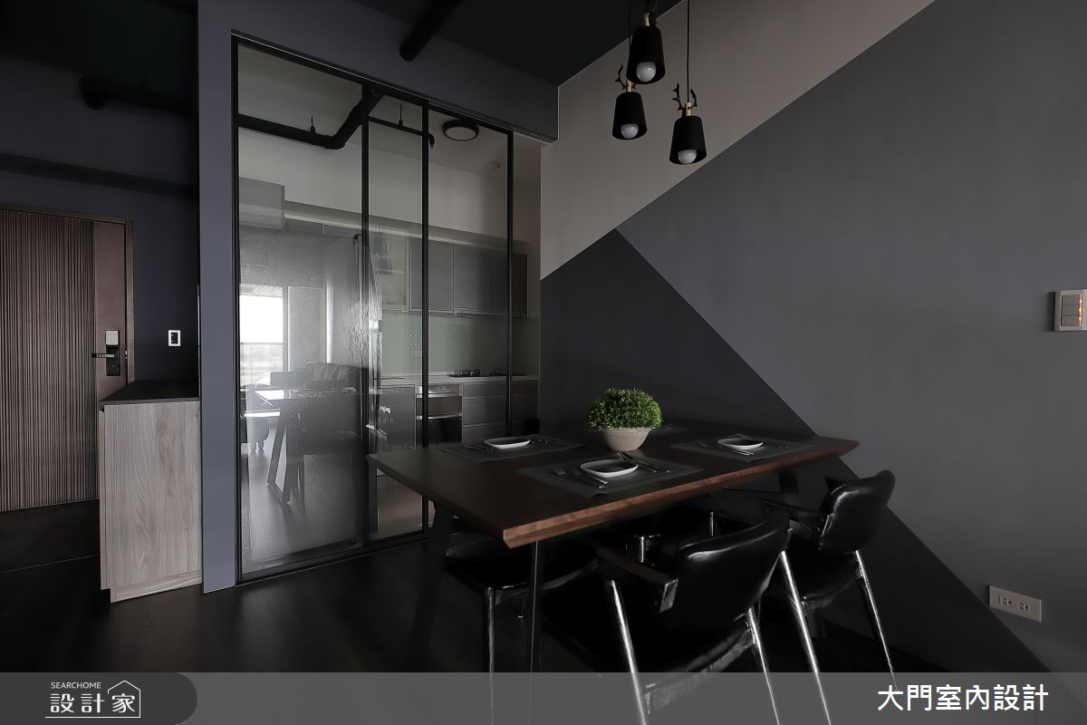 30坪新成屋(5年以下)＿工業風餐廳案例圖片＿大門室內裝修設計工程有限公司＿大門_微工業・創作之13