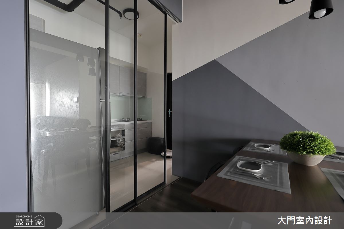 30坪新成屋(5年以下)＿工業風餐廳案例圖片＿大門室內裝修設計工程有限公司＿大門_微工業・創作之14