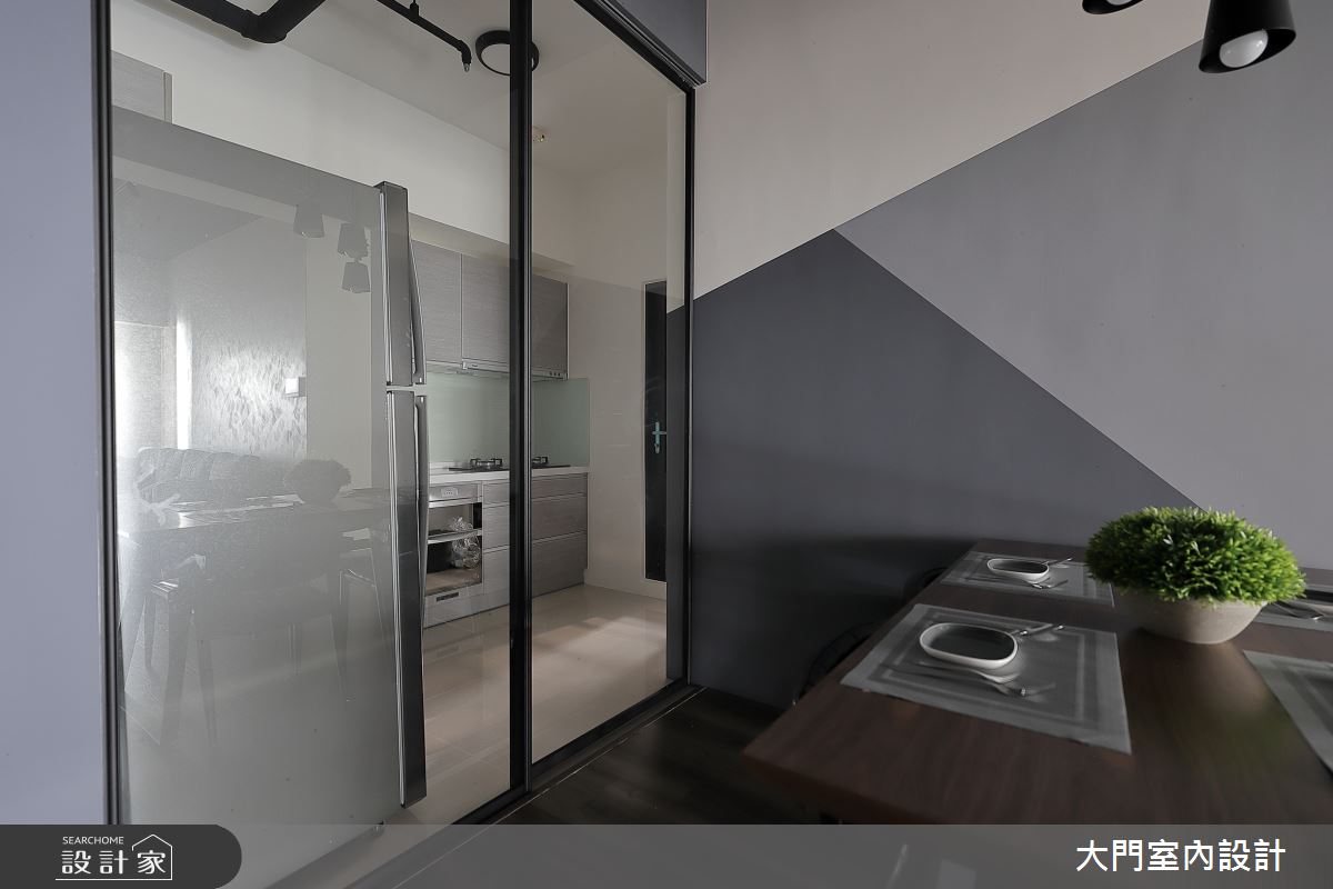 30坪新成屋(5年以下)＿工業風餐廳案例圖片＿大門室內裝修設計工程有限公司＿大門_微工業・創作之16