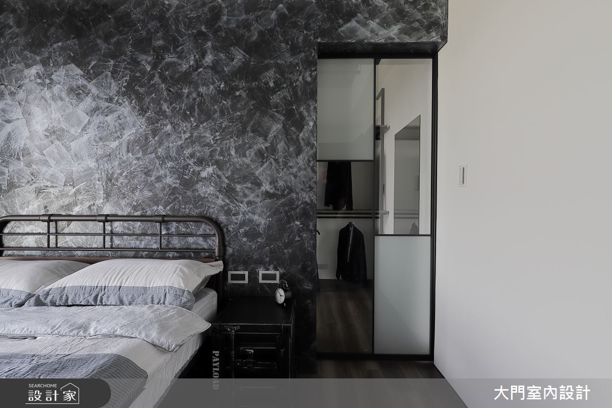 30坪新成屋(5年以下)＿工業風臥室案例圖片＿大門室內裝修設計工程有限公司＿大門_微工業・創作之21