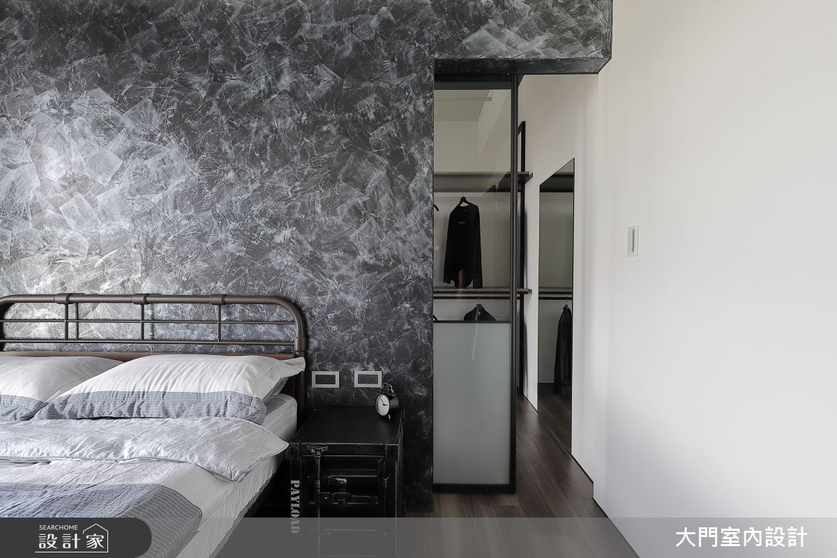 30坪新成屋(5年以下)＿工業風臥室案例圖片＿大門室內裝修設計工程有限公司＿大門_微工業・創作之22