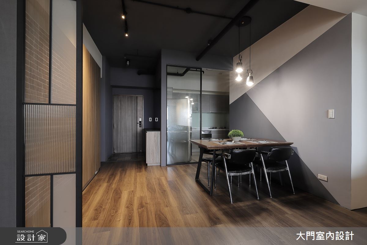 30坪新成屋(5年以下)＿工業風餐廳案例圖片＿大門室內裝修設計工程有限公司＿大門_微工業・創作之17