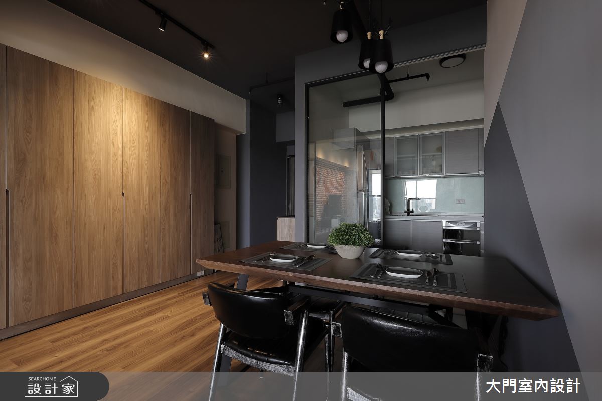 30坪新成屋(5年以下)＿工業風餐廳案例圖片＿大門室內裝修設計工程有限公司＿大門_微工業・創作之18