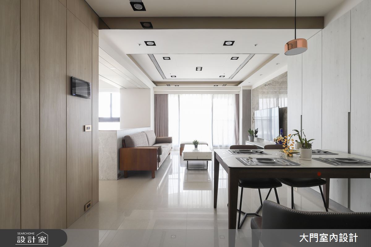 32坪新成屋(5年以下)＿北歐風餐廳案例圖片＿大門室內裝修設計工程有限公司＿大門_落根河畔蘆葦之3