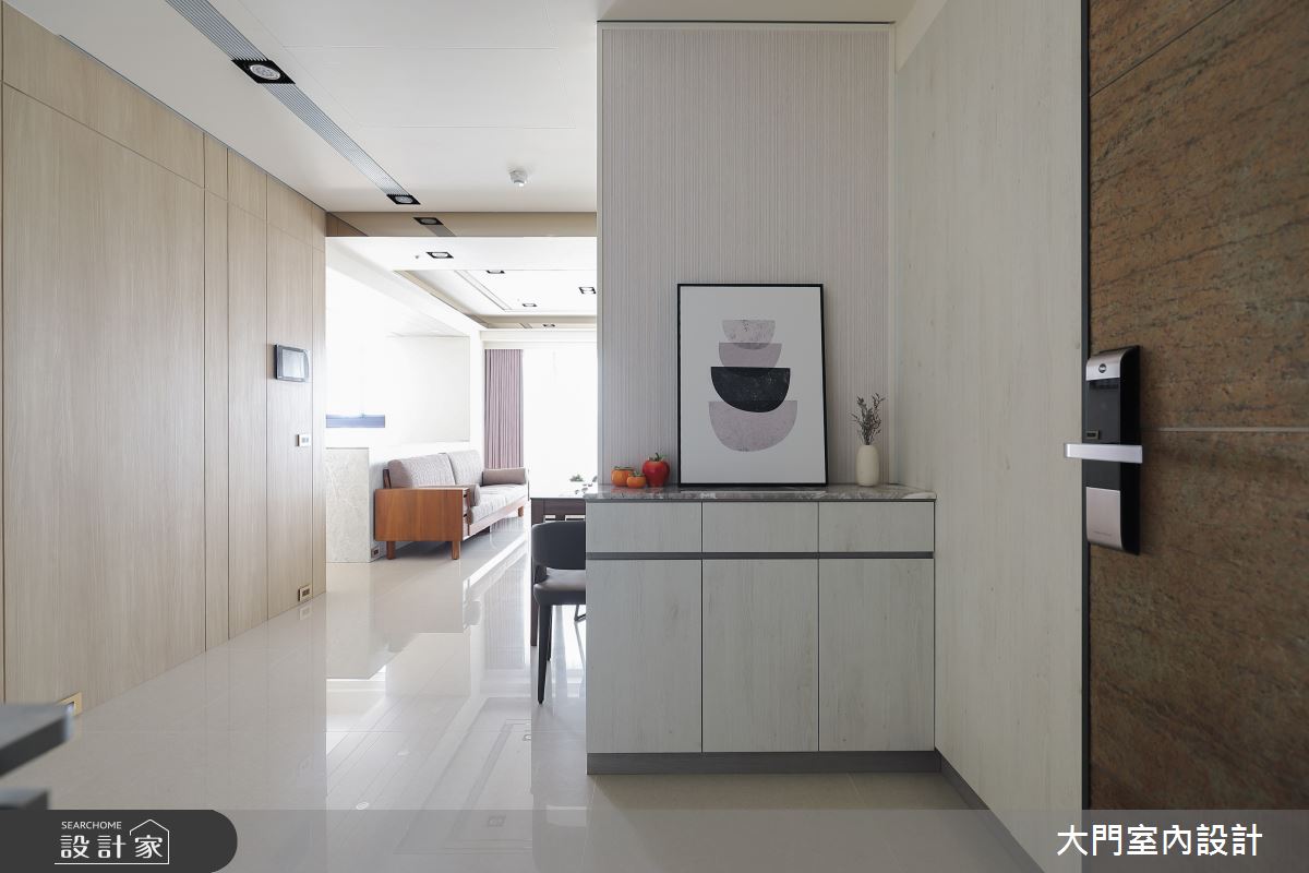 32坪新成屋(5年以下)＿北歐風玄關案例圖片＿大門室內裝修設計工程有限公司＿大門_落根河畔蘆葦之1