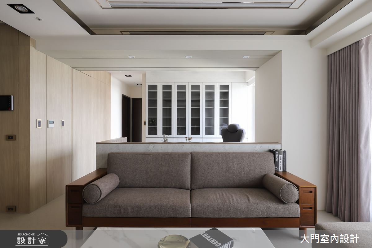 32坪新成屋(5年以下)＿北歐風客廳案例圖片＿大門室內裝修設計工程有限公司＿大門_落根河畔蘆葦之11
