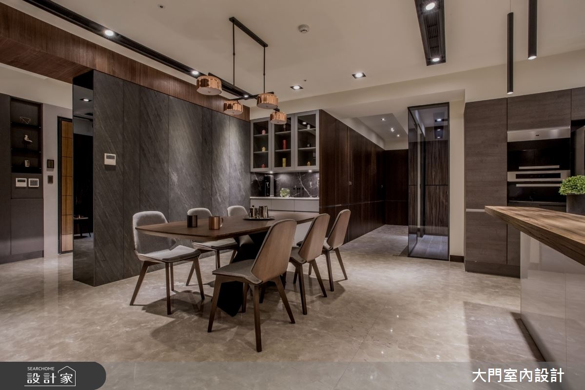 66坪新成屋(5年以下)＿現代風餐廳案例圖片＿大門室內裝修設計工程有限公司＿大門_駢衍之9