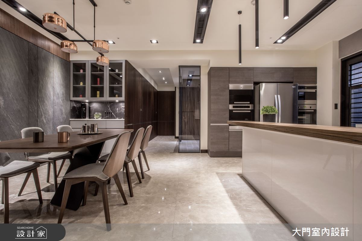 66坪新成屋(5年以下)＿現代風餐廳案例圖片＿大門室內裝修設計工程有限公司＿大門_駢衍之10