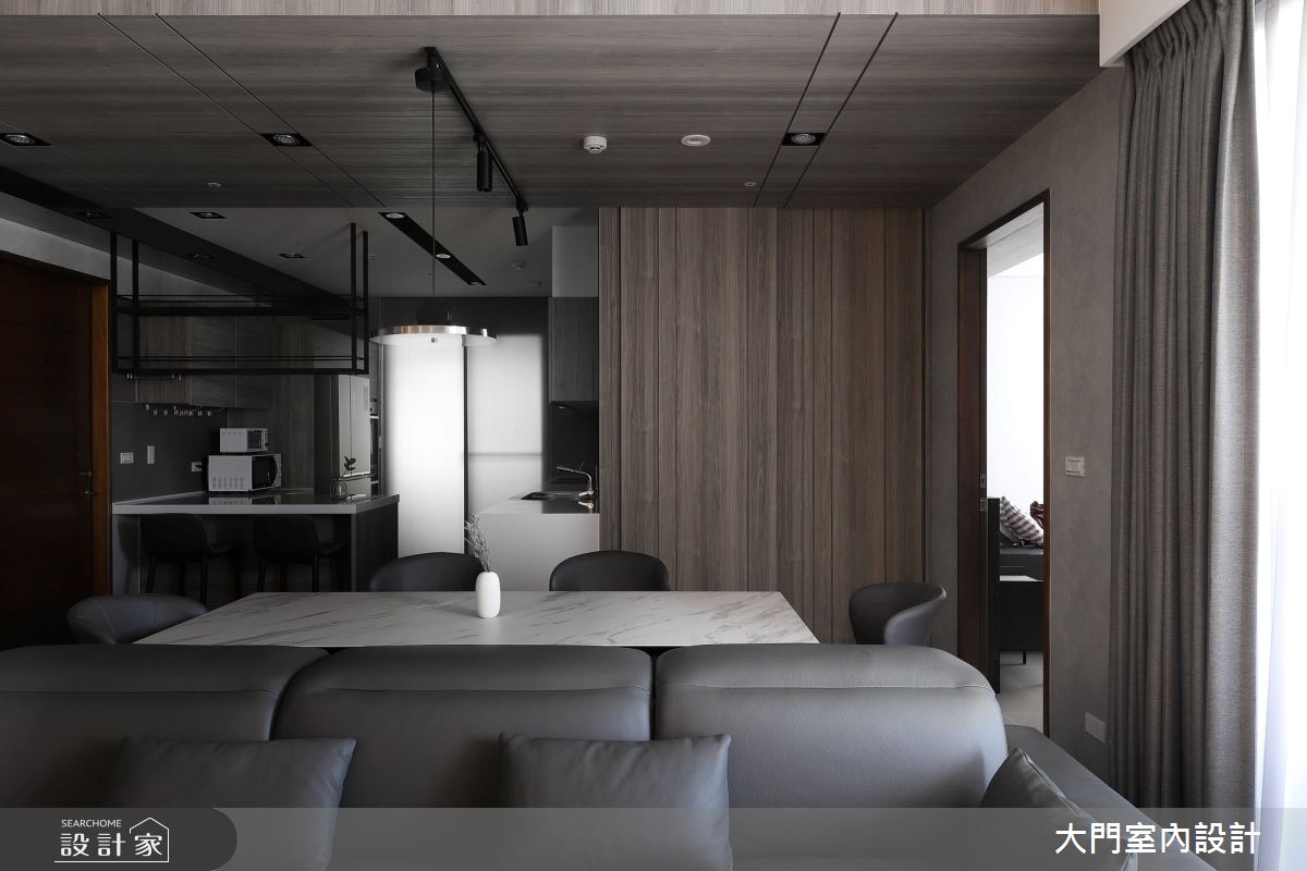 46坪新成屋(5年以下)＿現代風餐廳案例圖片＿大門室內裝修設計工程有限公司＿大門_衍界・之間之9