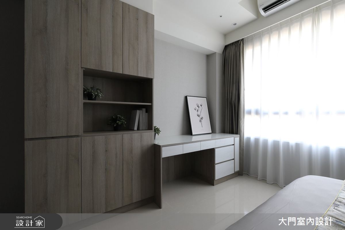 46坪新成屋(5年以下)＿現代風臥室案例圖片＿大門室內裝修設計工程有限公司＿大門_衍界・之間之17