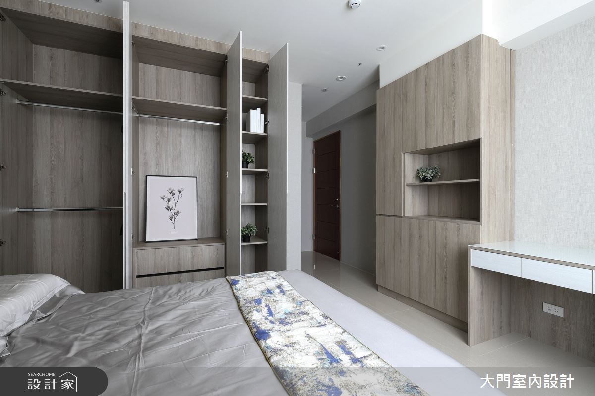 46坪新成屋(5年以下)＿現代風臥室案例圖片＿大門室內裝修設計工程有限公司＿大門_衍界・之間之15
