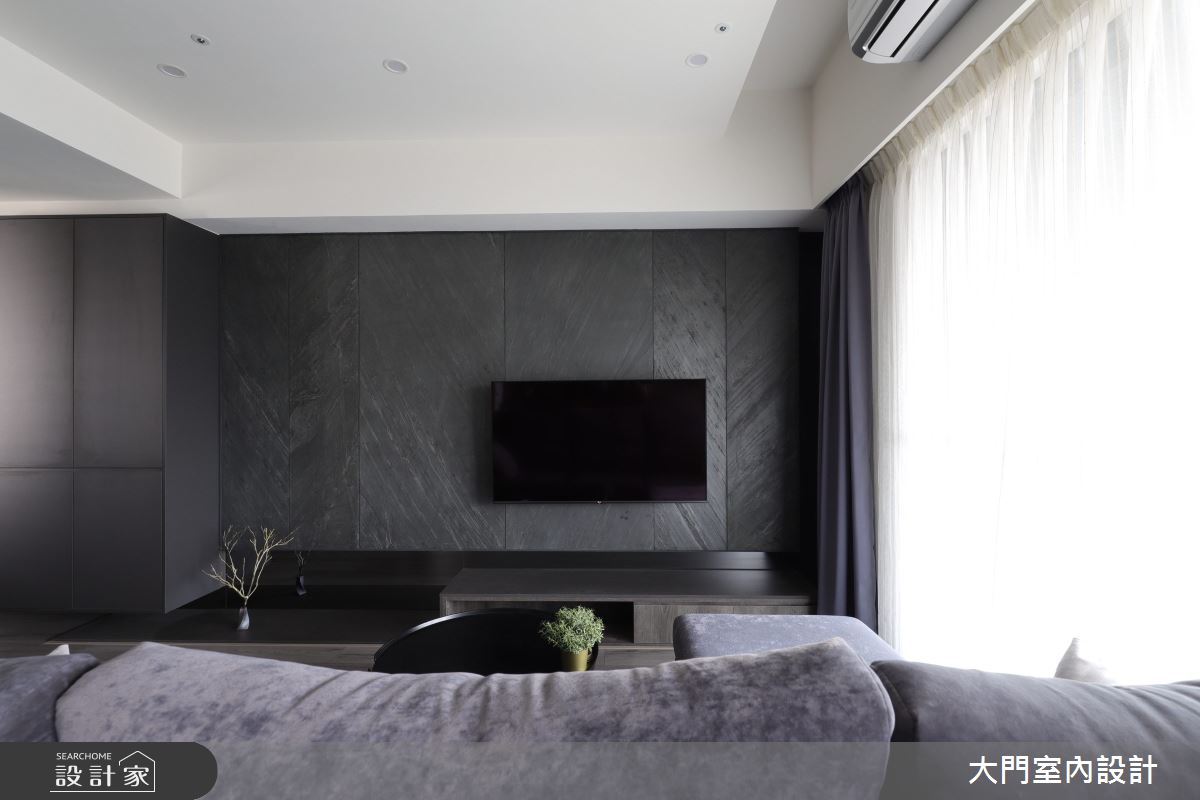 24坪新成屋(5年以下)＿簡約風客廳案例圖片＿大門室內裝修設計工程有限公司＿大門_樸之8