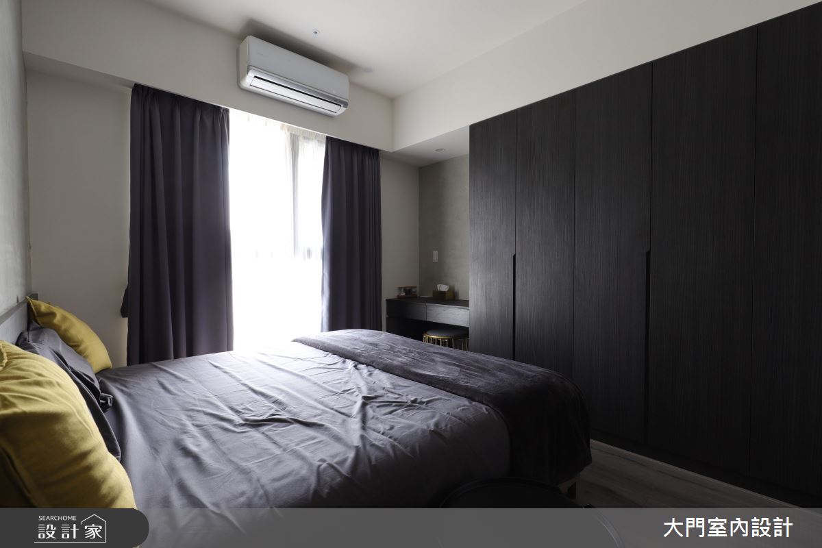 24坪新成屋(5年以下)＿簡約風臥室案例圖片＿大門室內裝修設計工程有限公司＿大門_樸之14