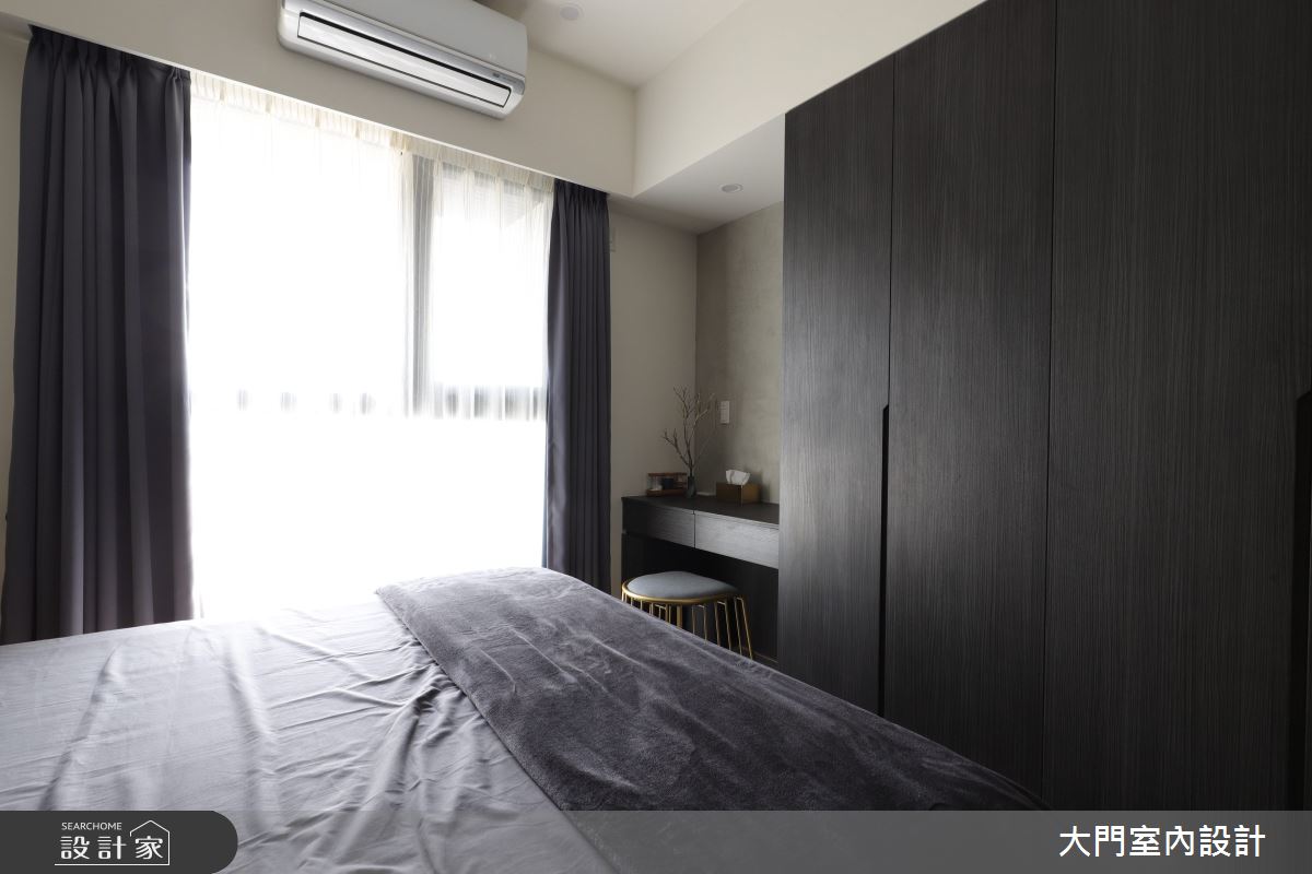 24坪新成屋(5年以下)＿簡約風臥室案例圖片＿大門室內裝修設計工程有限公司＿大門_樸之18