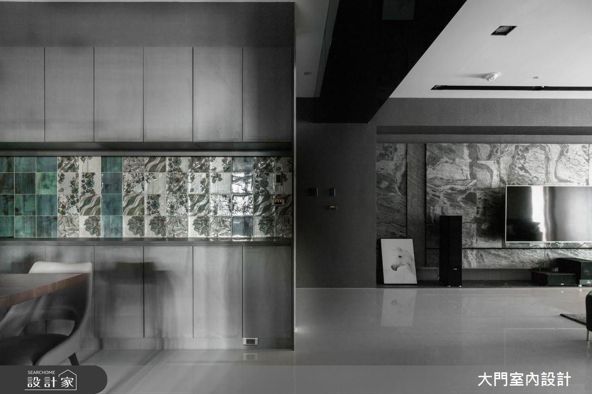 70坪新成屋(5年以下)＿現代風客廳案例圖片＿大門室內裝修設計工程有限公司＿大門_夏屋渠渠之6