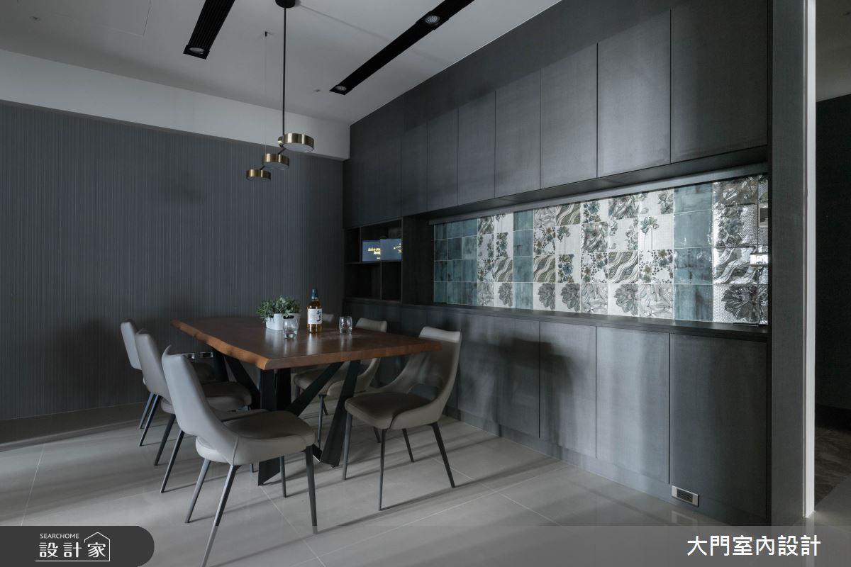 70坪新成屋(5年以下)＿現代風餐廳案例圖片＿大門室內裝修設計工程有限公司＿大門_夏屋渠渠之7