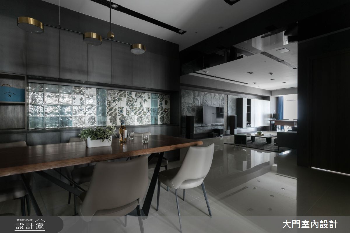 70坪新成屋(5年以下)＿現代風餐廳案例圖片＿大門室內裝修設計工程有限公司＿大門_夏屋渠渠之10