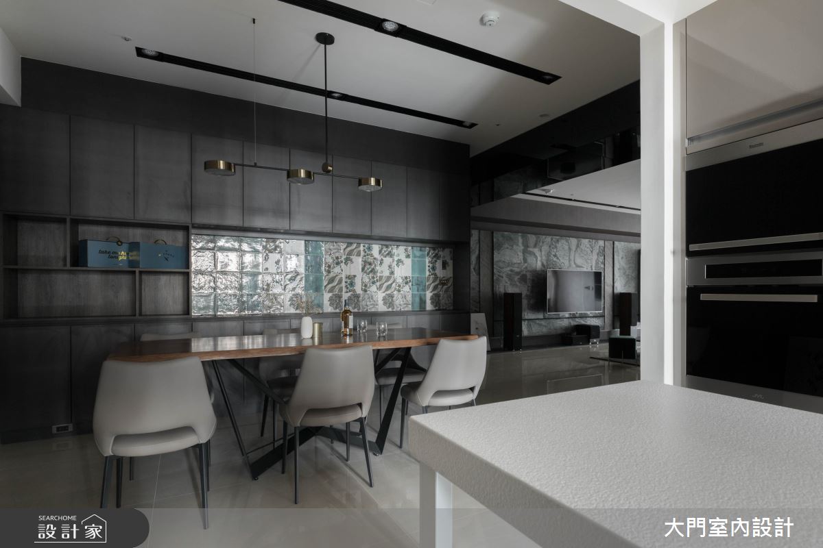 70坪新成屋(5年以下)＿現代風餐廳案例圖片＿大門室內裝修設計工程有限公司＿大門_夏屋渠渠之8
