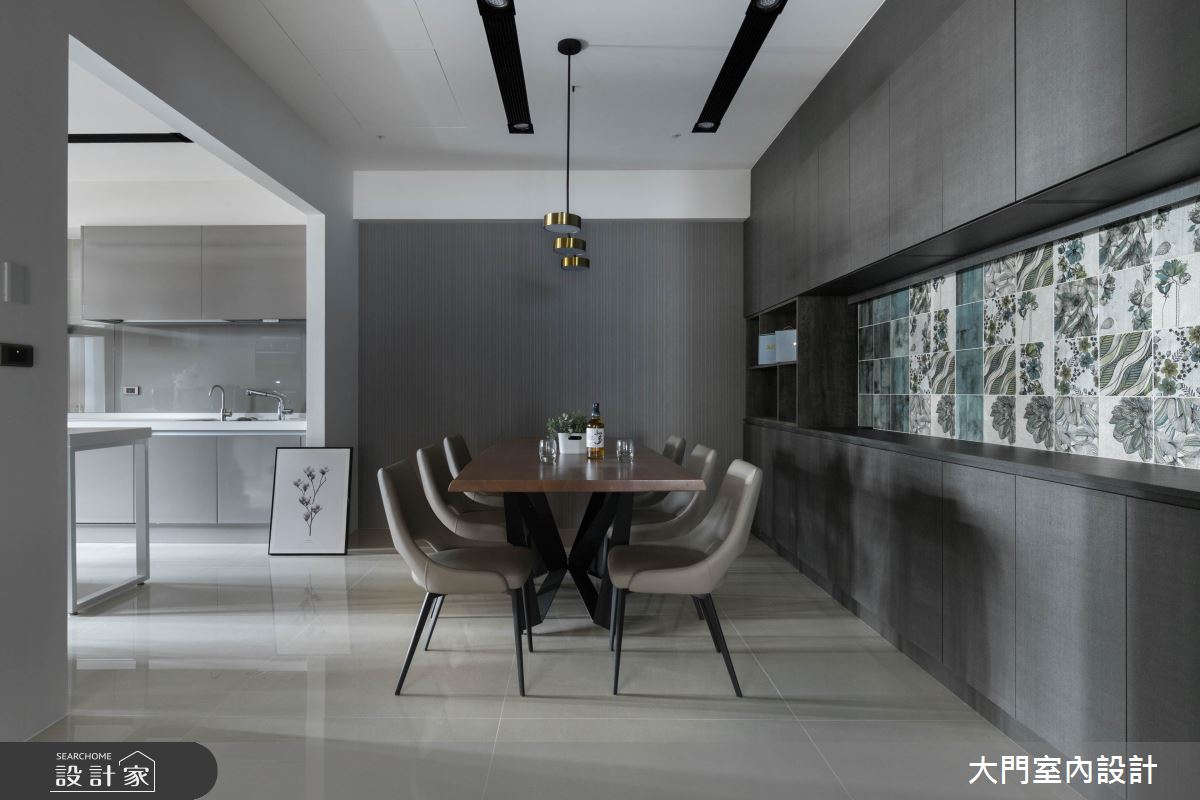 70坪新成屋(5年以下)＿現代風餐廳案例圖片＿大門室內裝修設計工程有限公司＿大門_夏屋渠渠之11