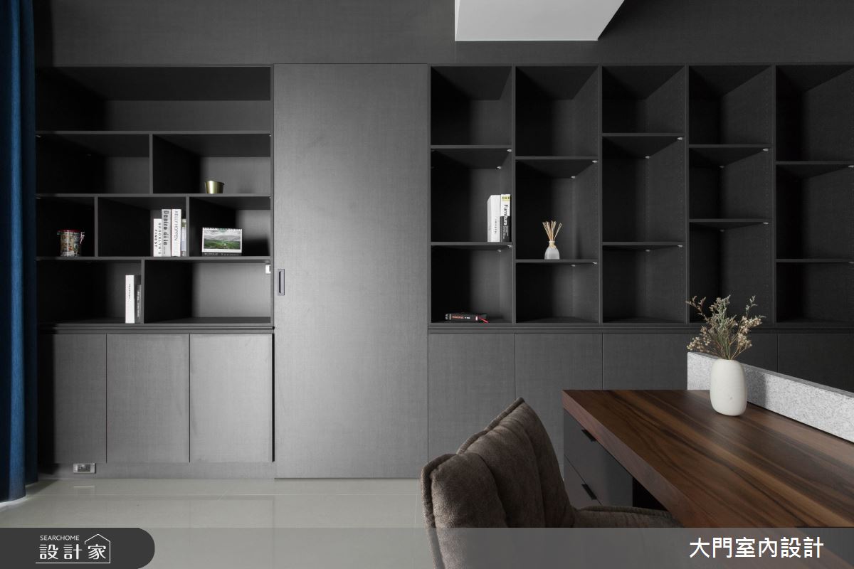 70坪新成屋(5年以下)＿現代風書房案例圖片＿大門室內裝修設計工程有限公司＿大門_夏屋渠渠之19