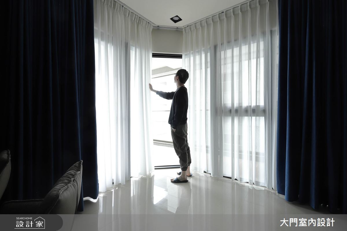 70坪新成屋(5年以下)＿現代風書房案例圖片＿大門室內裝修設計工程有限公司＿大門_夏屋渠渠之18