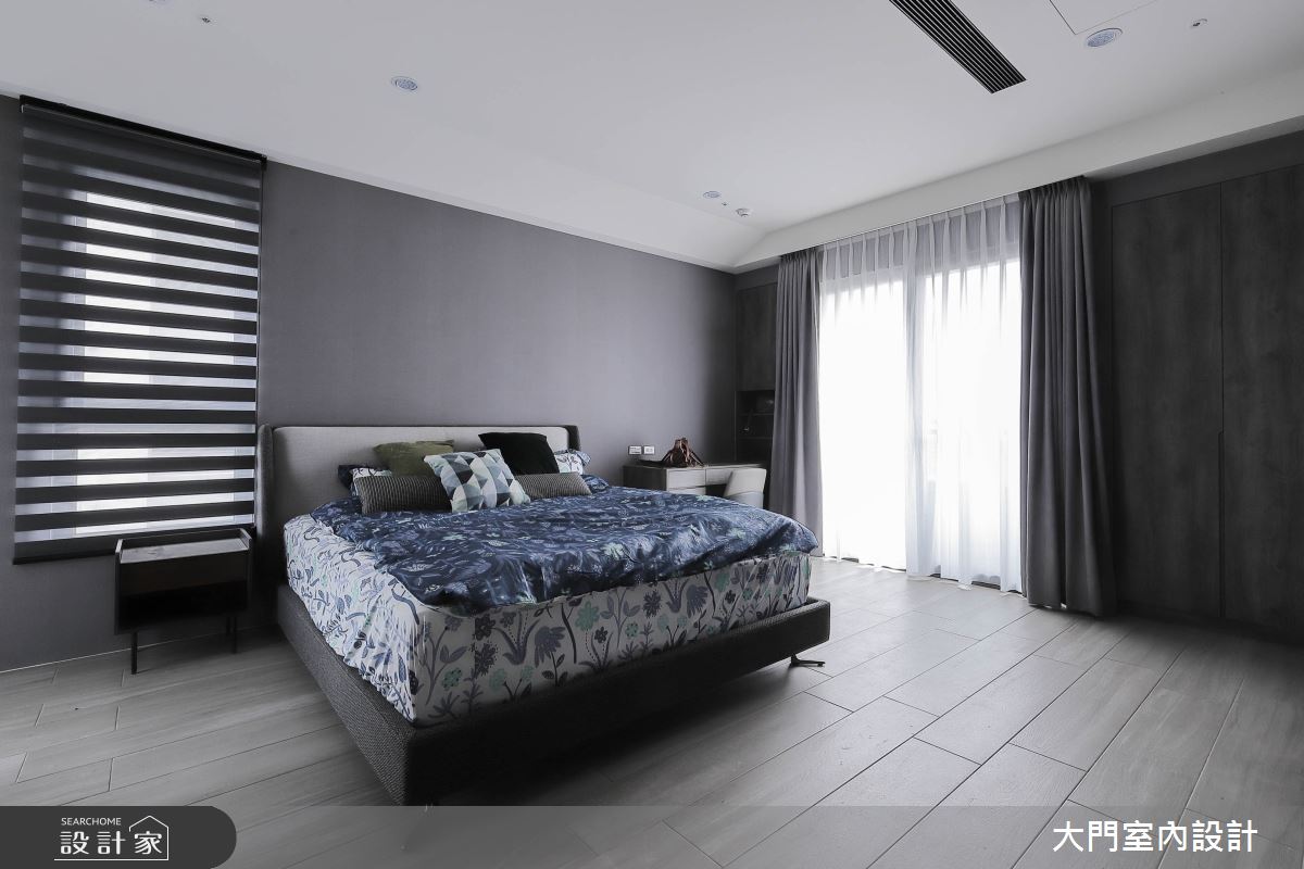 70坪新成屋(5年以下)＿現代風臥室案例圖片＿大門室內裝修設計工程有限公司＿大門_夏屋渠渠之23