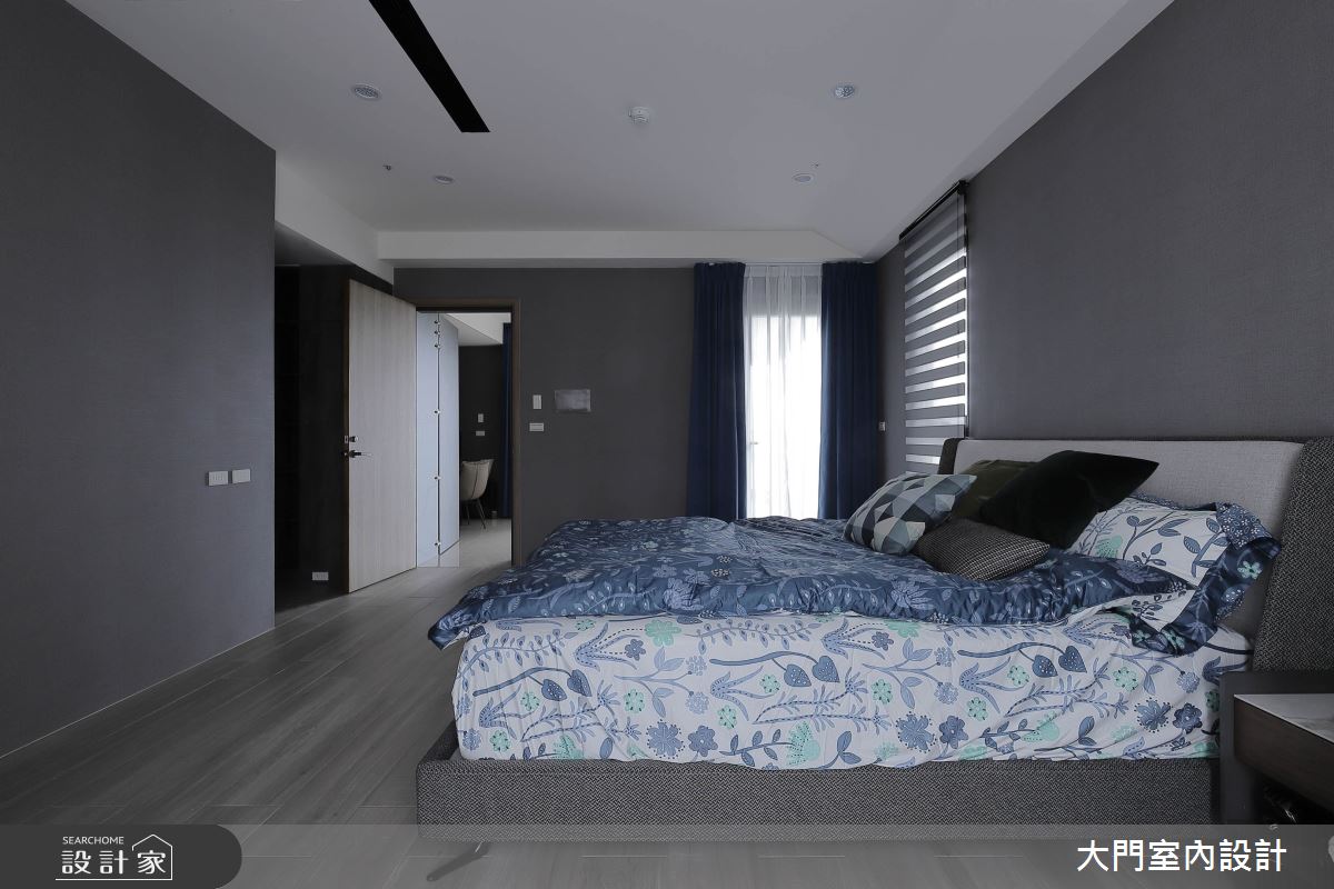 70坪新成屋(5年以下)＿現代風臥室案例圖片＿大門室內裝修設計工程有限公司＿大門_夏屋渠渠之25