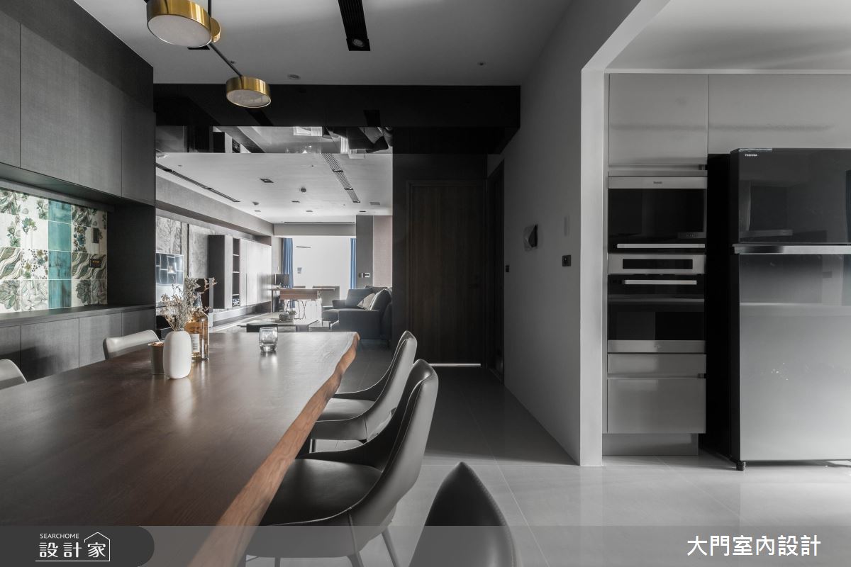 70坪新成屋(5年以下)＿現代風餐廳案例圖片＿大門室內裝修設計工程有限公司＿大門_夏屋渠渠之9