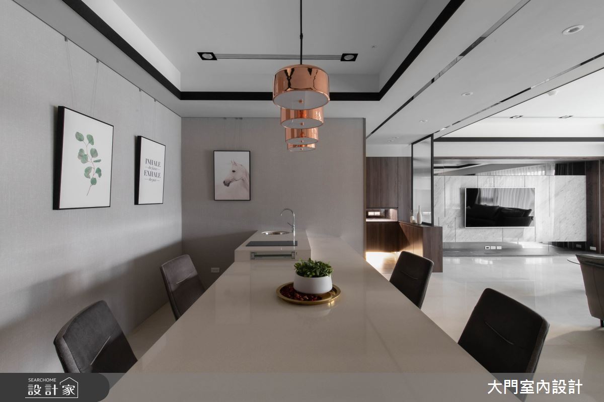 77坪新成屋(5年以下)＿現代風餐廳案例圖片＿大門室內裝修設計工程有限公司＿大門_太平・郭象・逍遙之16