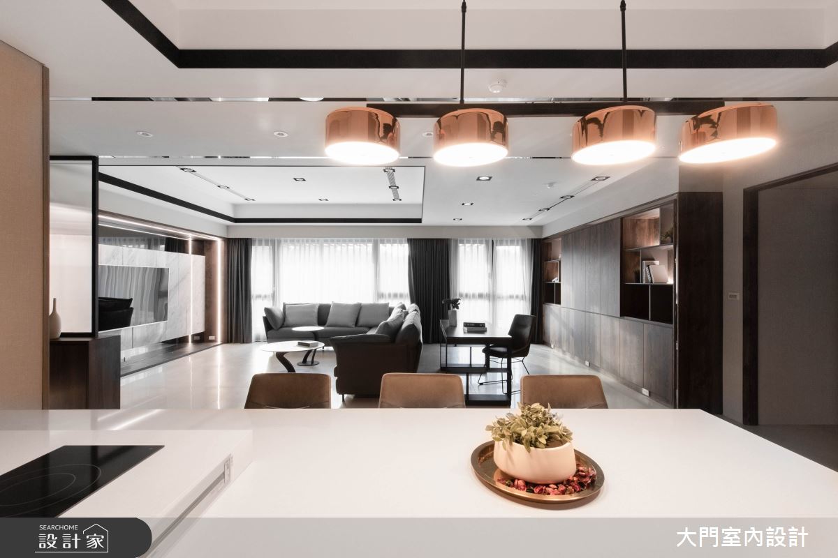 77坪新成屋(5年以下)＿現代風餐廳案例圖片＿大門室內裝修設計工程有限公司＿大門_太平・郭象・逍遙之17