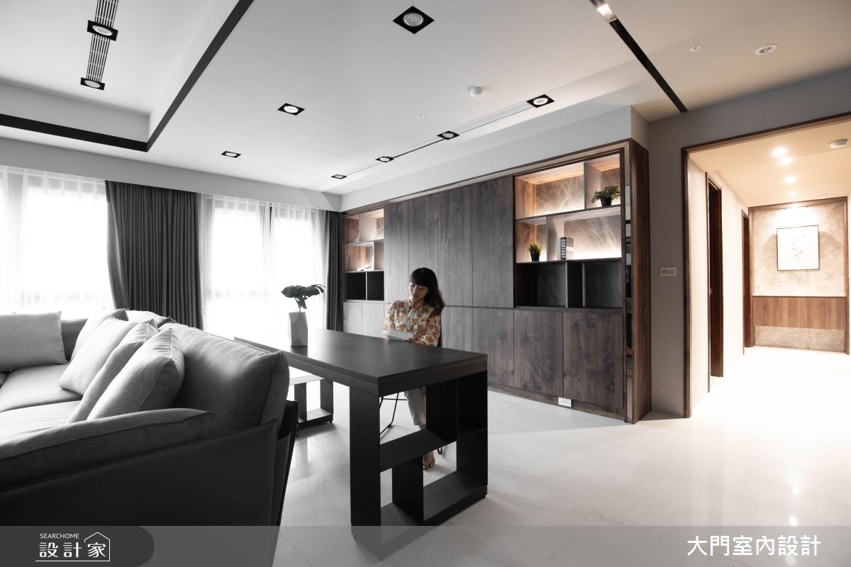 77坪新成屋(5年以下)＿現代風走廊案例圖片＿大門室內裝修設計工程有限公司＿大門_太平・郭象・逍遙之23