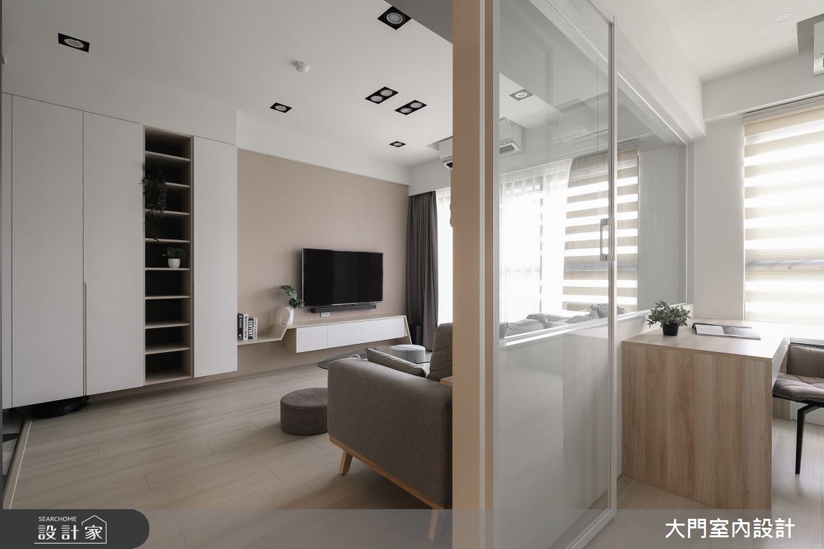 26坪新成屋(5年以下)＿北歐風客廳案例圖片＿大門室內裝修設計工程有限公司＿大門_斯堪地那維亞半島的夏日午後之9