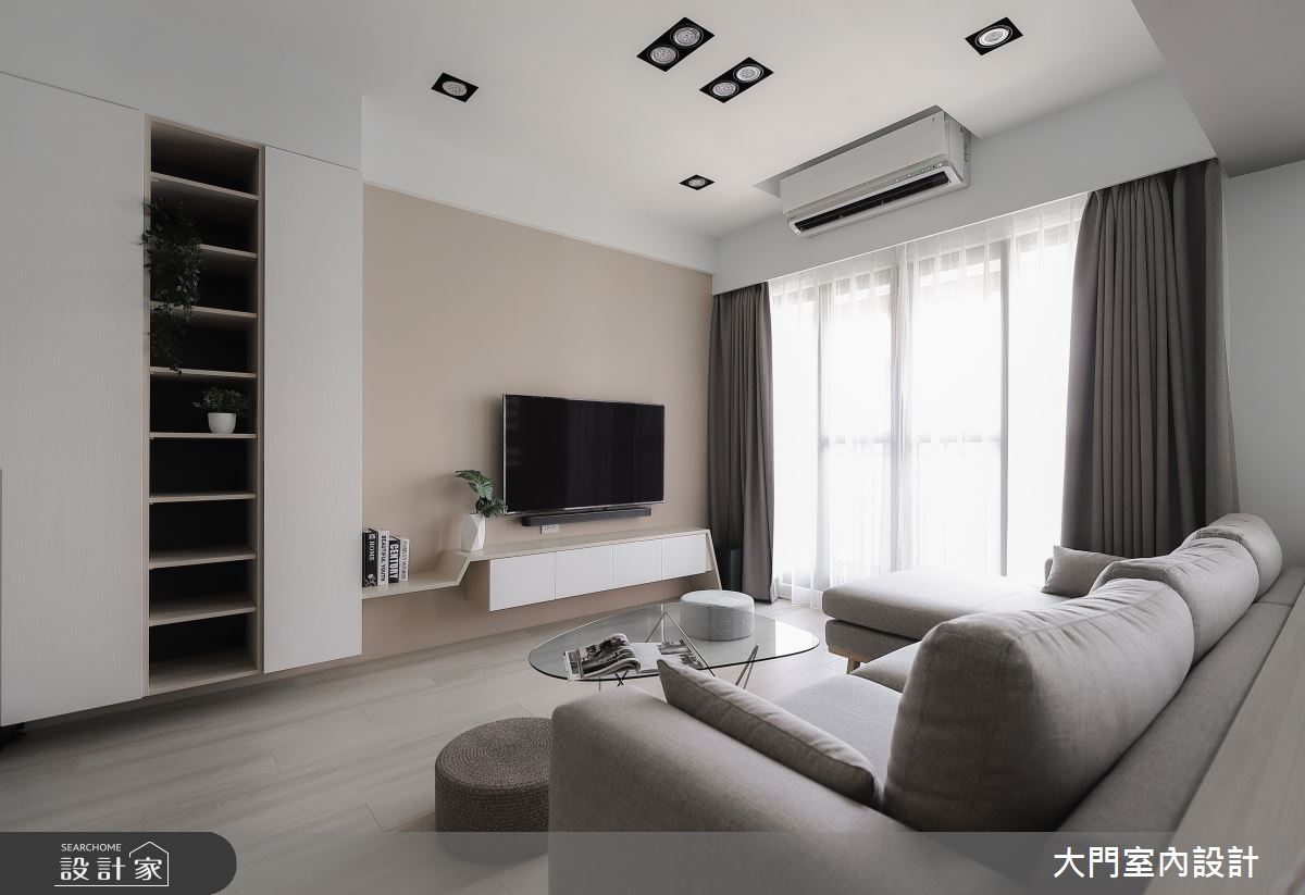 26坪新成屋(5年以下)＿北歐風客廳案例圖片＿大門室內裝修設計工程有限公司＿大門_斯堪地那維亞半島的夏日午後之6