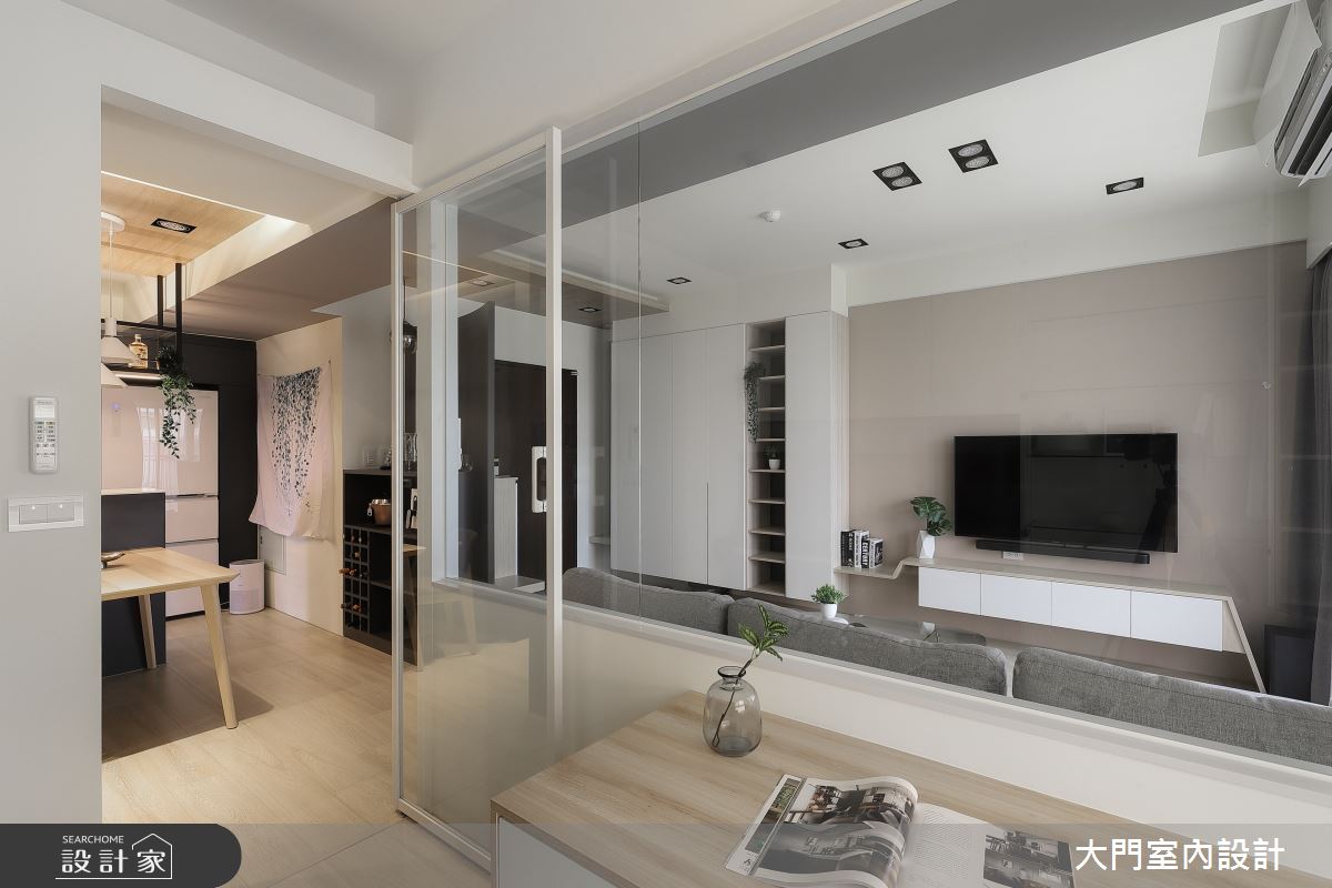26坪新成屋(5年以下)＿北歐風客廳案例圖片＿大門室內裝修設計工程有限公司＿大門_斯堪地那維亞半島的夏日午後之11